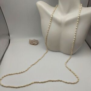 Vintage long length authentic pearl necklace‎